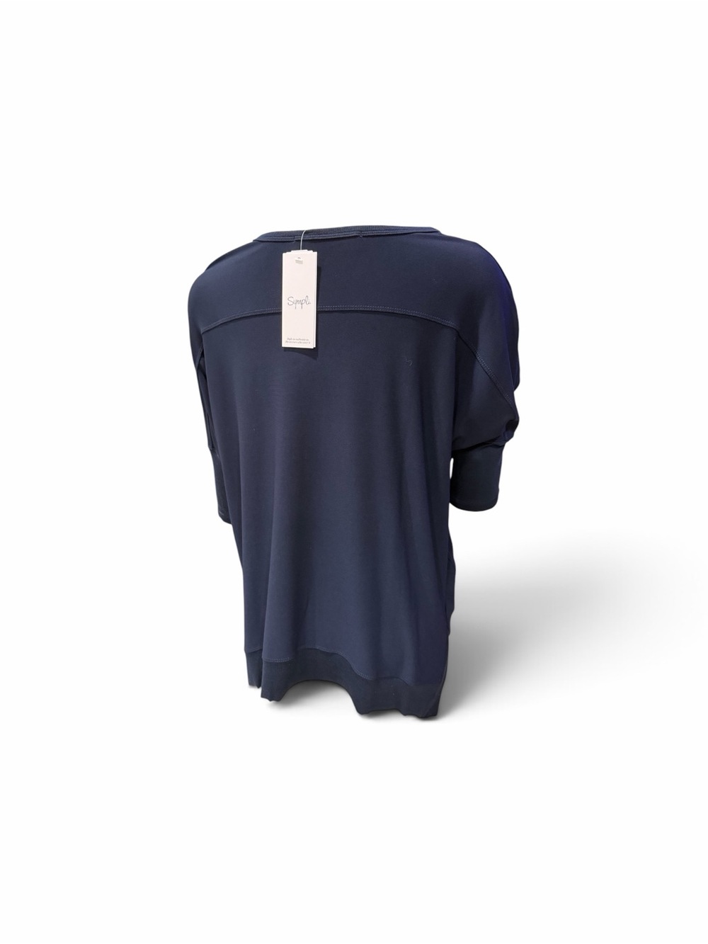 NWT Simpli for Evelyn& Arthur Relaxed Navy Women's Top - Size 8 - Picture 3 of 8